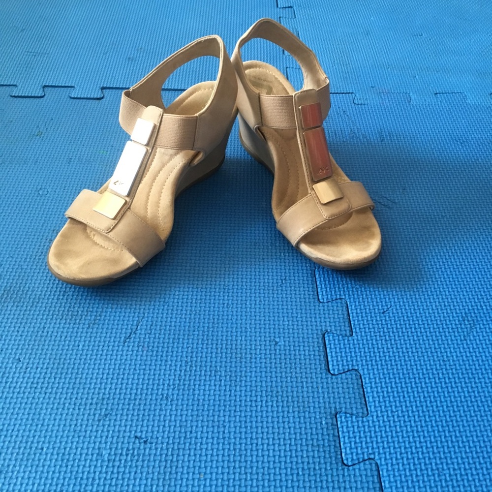 Anne Klein Wedge Sandals